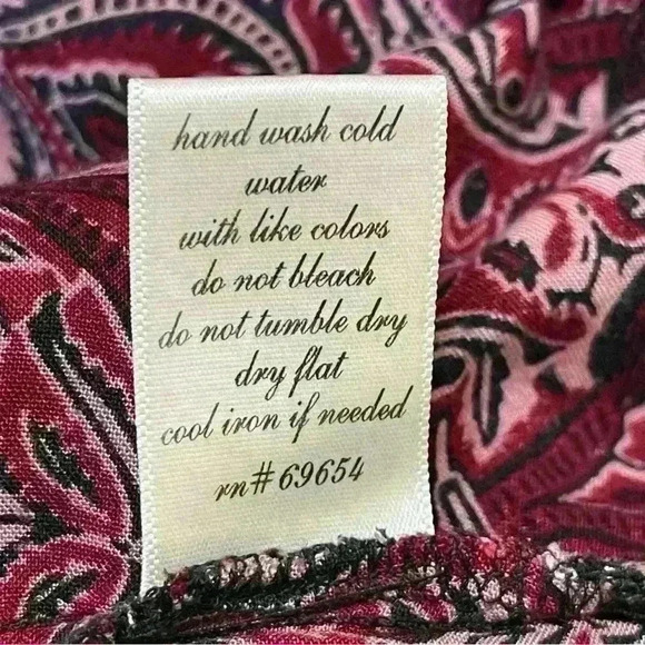 Miami Women’s Shirt Dress Sz Small with Pockets Bohemian Lightweight Vacation - Picture 10 of 10